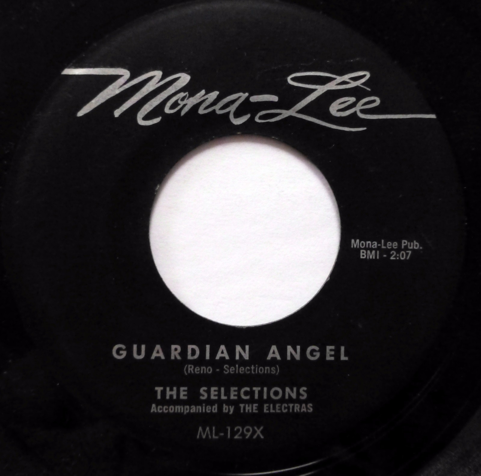 SELECTIONS doowop VG++ reissue 45 Guardian Angel ~ Soft and