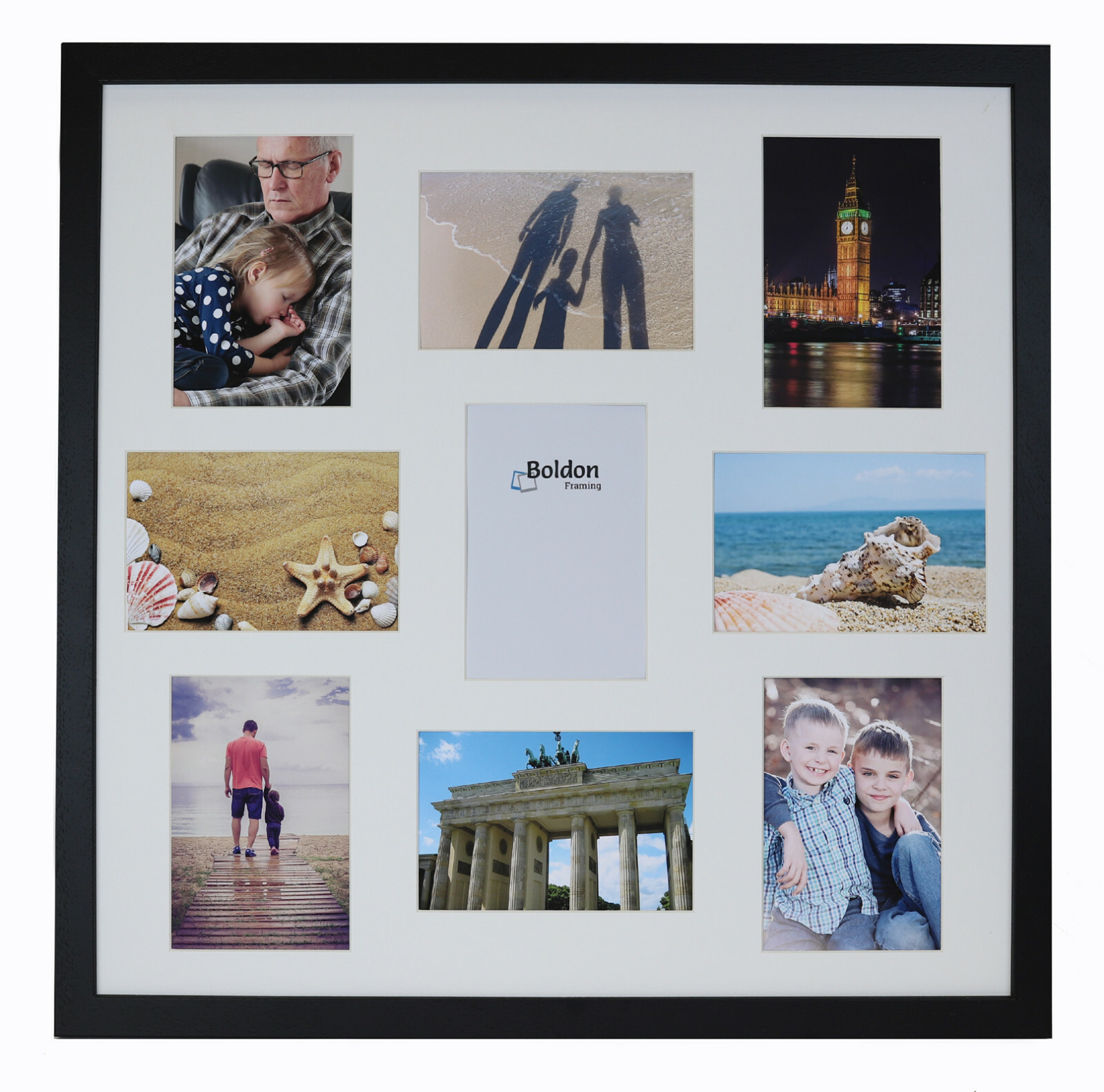 Large Multi Aperture Photo Picture Frames Holds 8/9/10/12/16/20 Photos