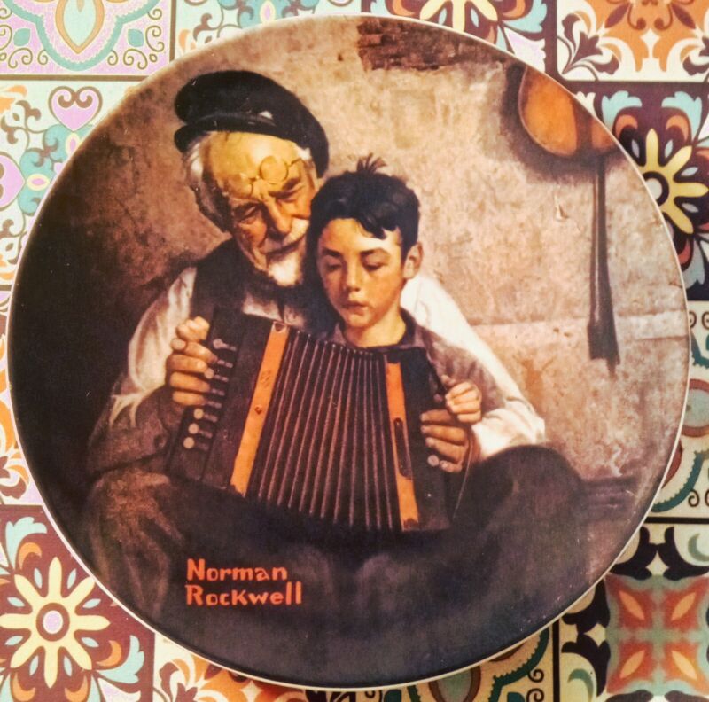 Rare Limited The Music Maker by Norman Rockwell  Knowles