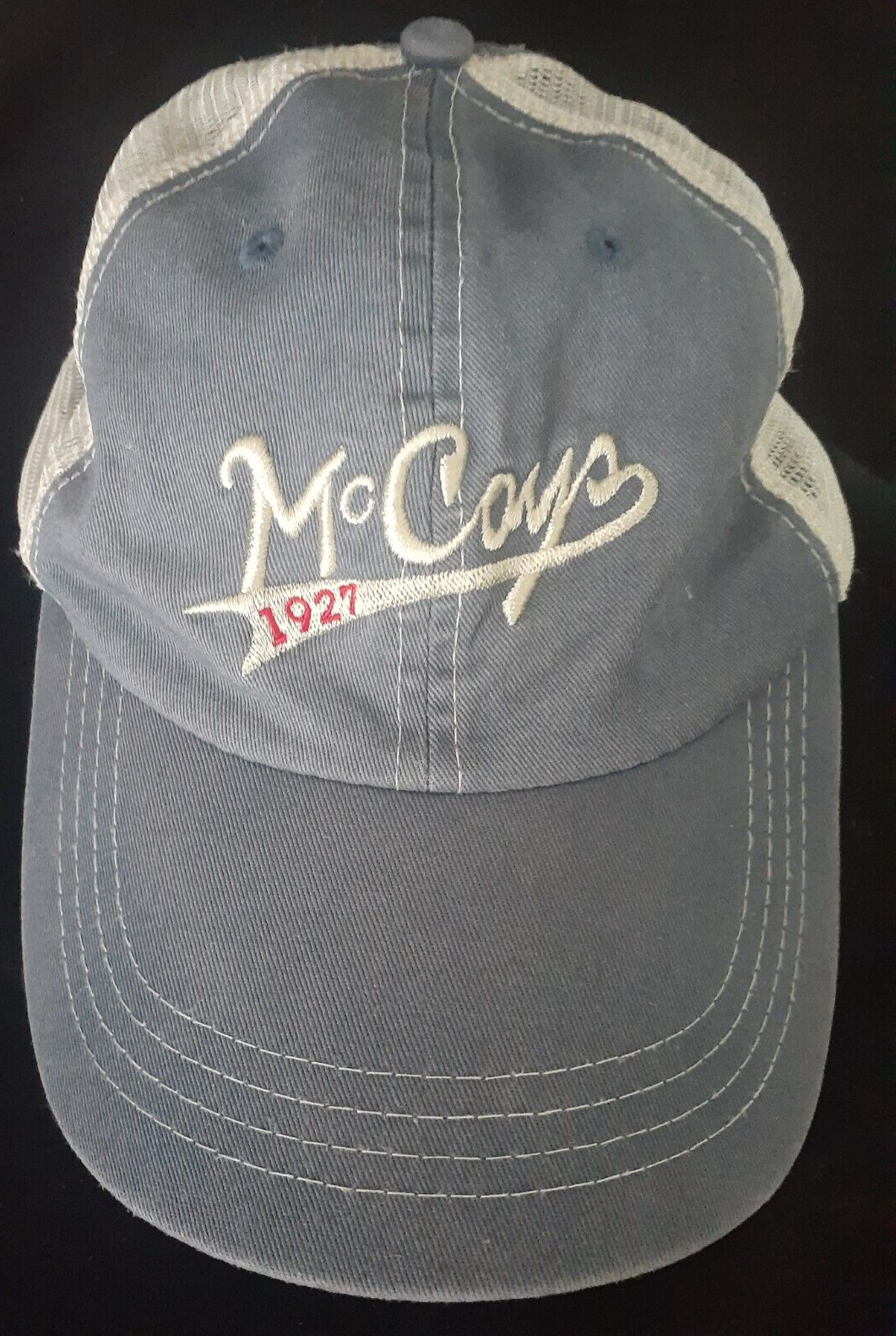 McCoy's Building Supply Trucker's hat, Men's adjustable hook loop tape one size