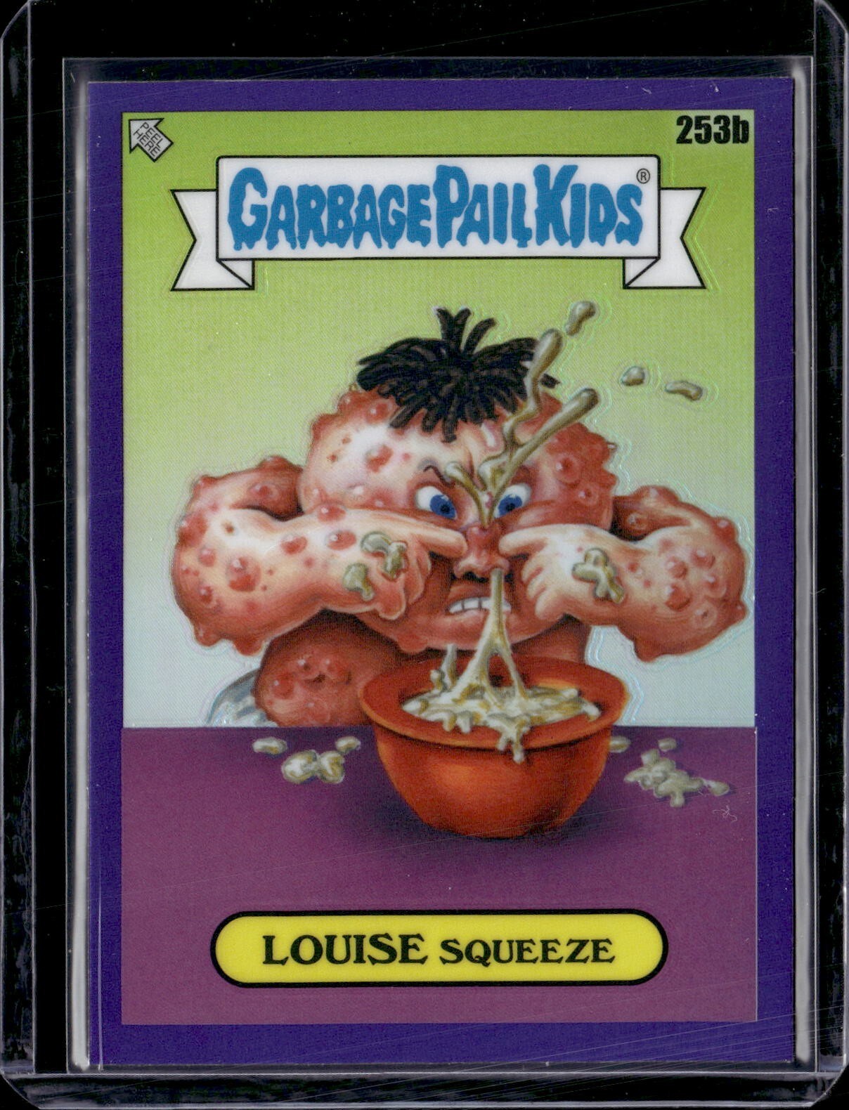 2024 Topps Chrome Garbage Pail Kids 7 #253B LOUISE Squeeze