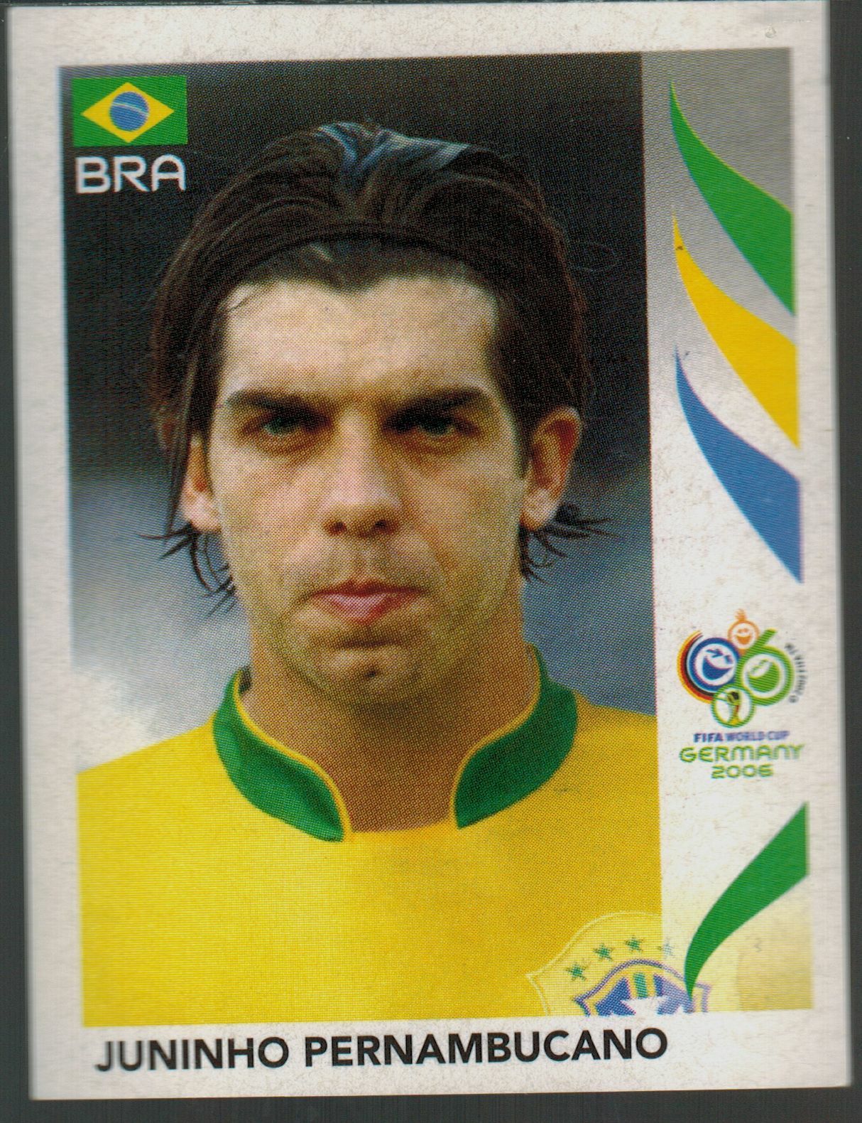 Italy 2006 Panini FIFA World Cup Germany #389 Juninho Italy 2006 Panini FIFA World Cup Germany #389 Juninho