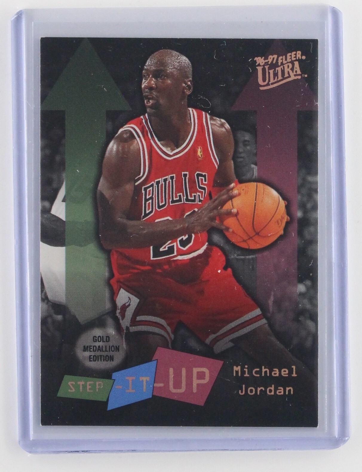 GOLD MEDALLION‼️ MICHAEL JORDAN POP. 358 GOLD MEDALLION‼️ MICHAEL JORDAN POP. 358 1995-96 FLEER