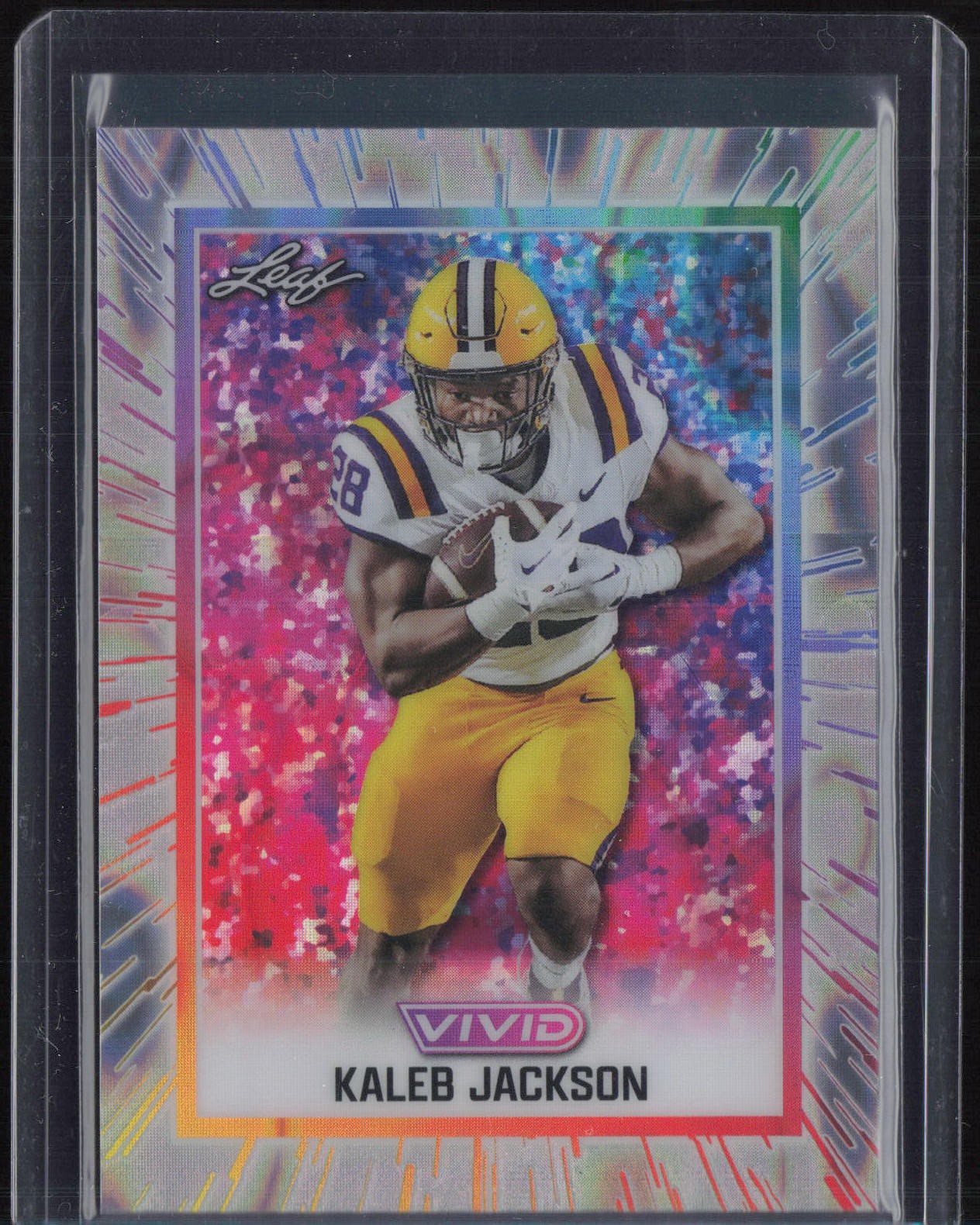 2025 Leaf Vivid Lava Silver Kaleb Jackson 1/1