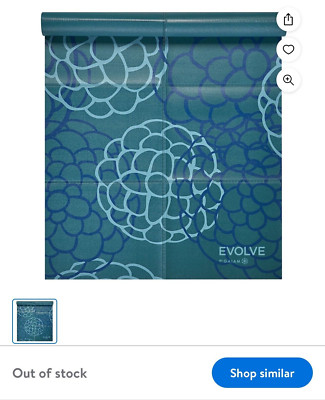 Foldable Yoga Mat Evolve by Gaiam Lightweight Compact 68 x 24 x 2mm Pilates NWOT