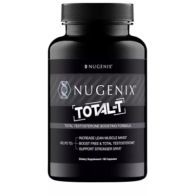Nugenix Total-T Free And Total Testosterone Booster Supplement 90 Capsules