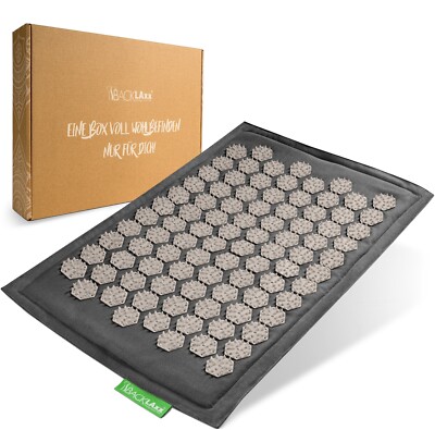 BACKLAXX Akupressur Matten Set Akupunktur Nadel Massage Kissen Wellness Matte