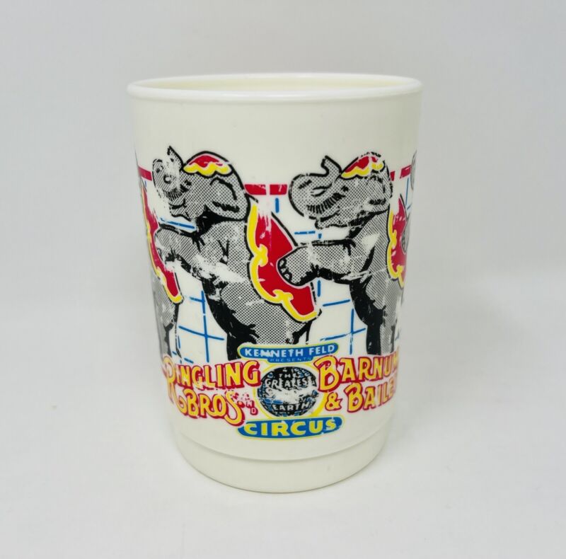 Ringling Brothers Barnum & Bailey Circus Vintage Plastic Cup 
