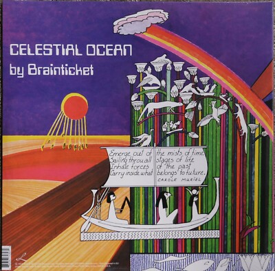 Brainticket-Celestial Ocean Swiss prog lp reissue new/sealed clear 180 gram