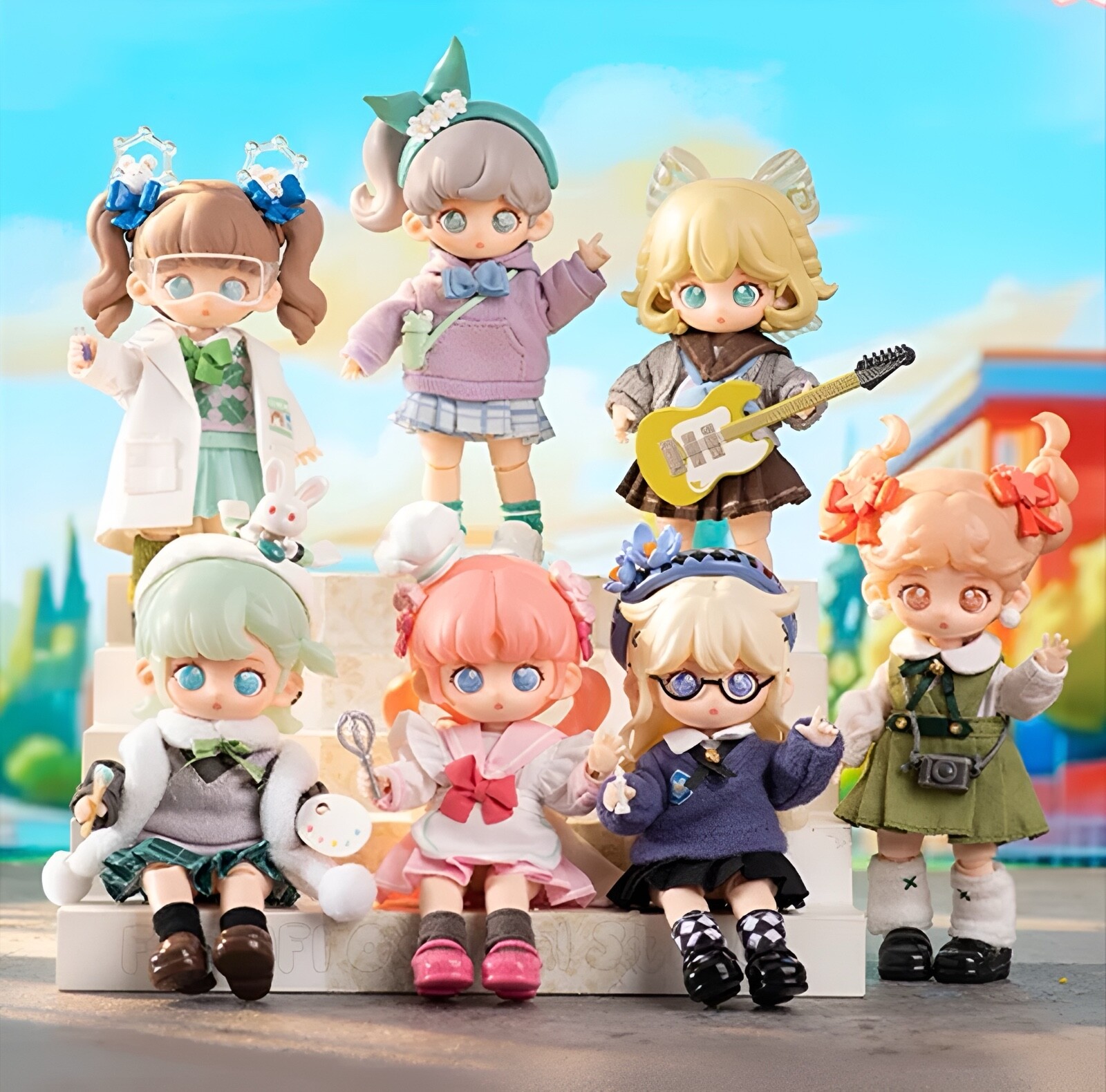6体セット Copiapoa Mudball Blind box Copiapoa Mudball Blind Box Series by Robin Huang