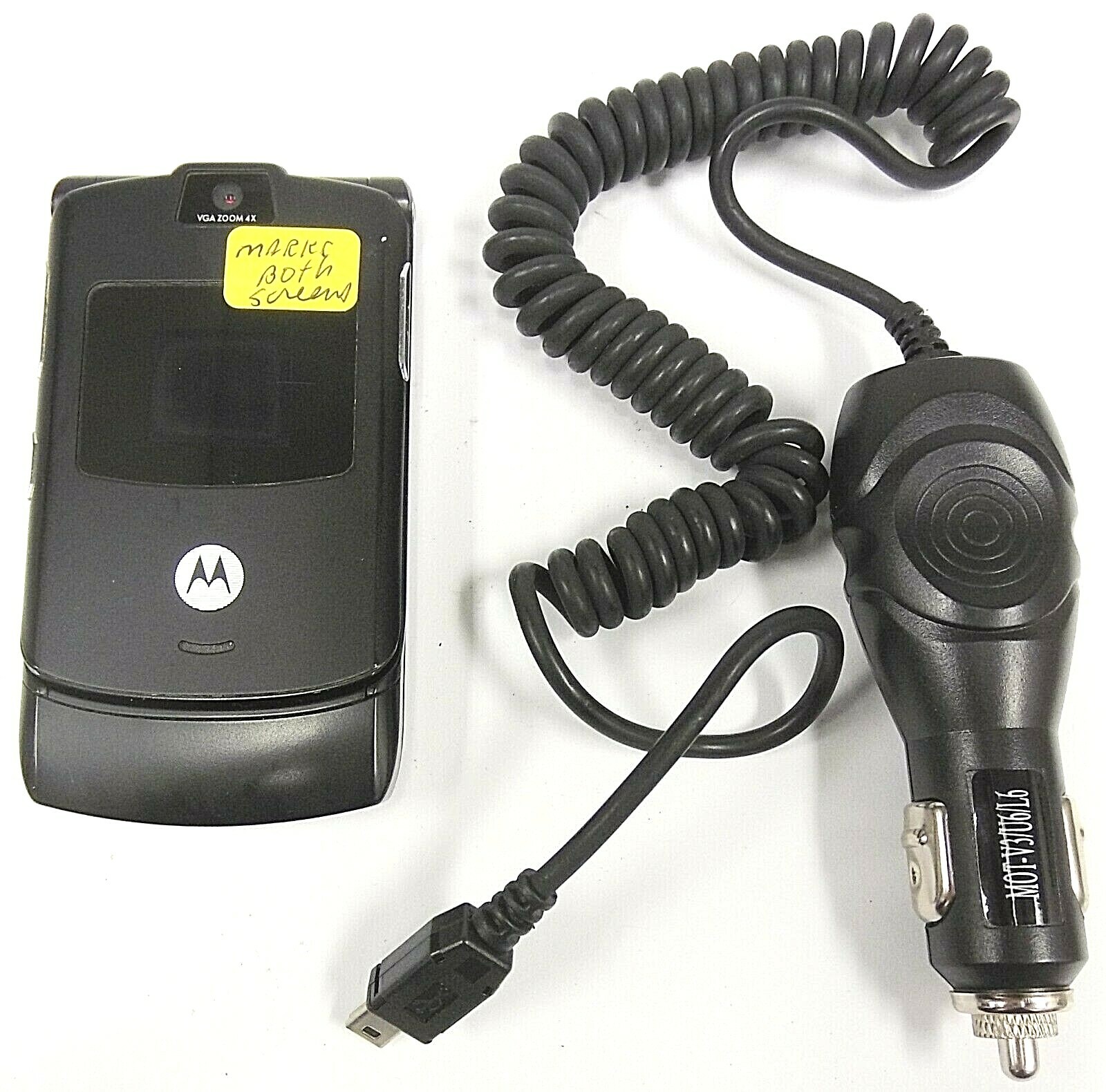 Motorola RAZR V3 - Black and Silver ( Unlocked ) Flip Phone