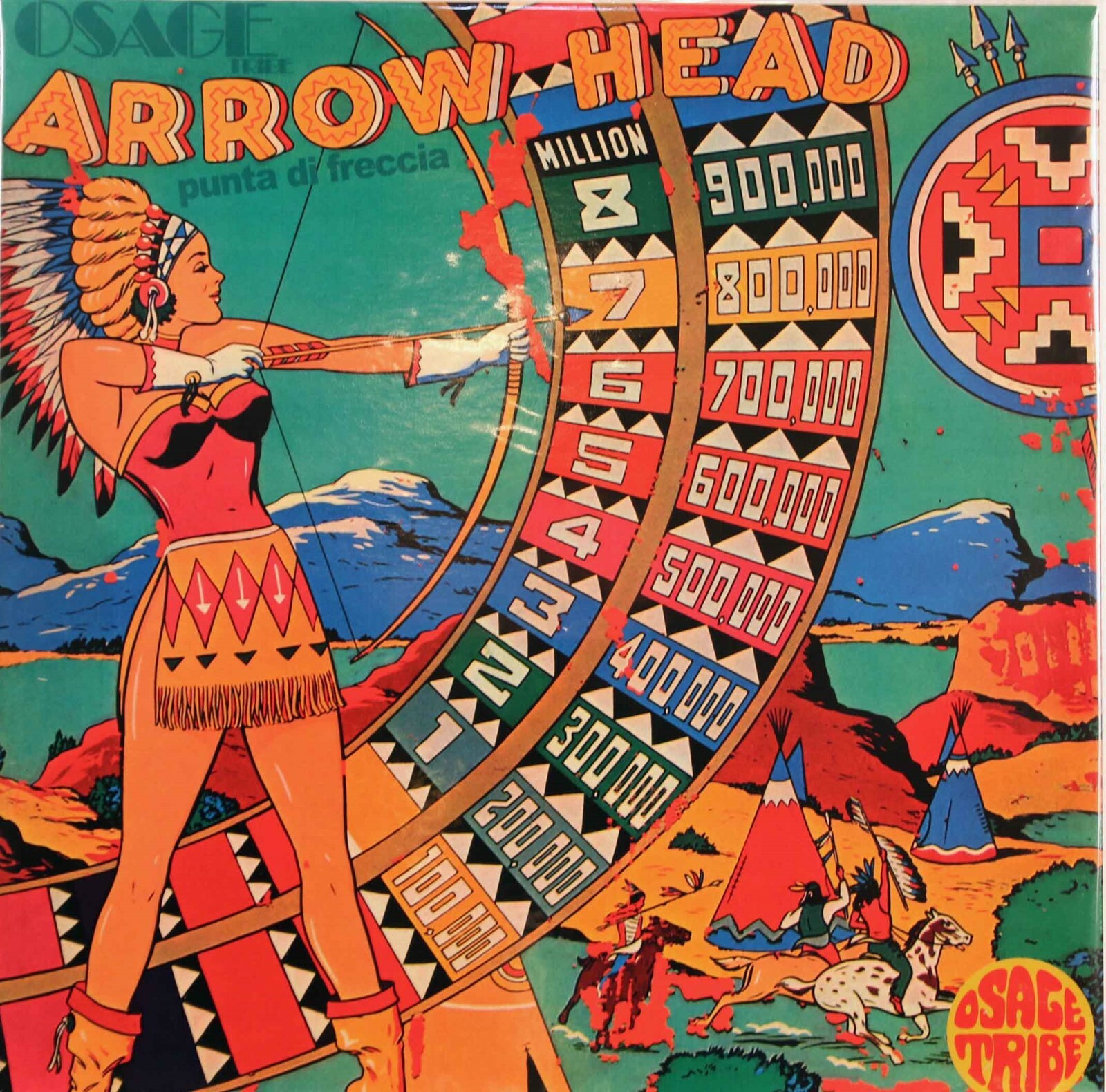 Osage Tribe-Arrow Head Italian prog psych lp reissue brand