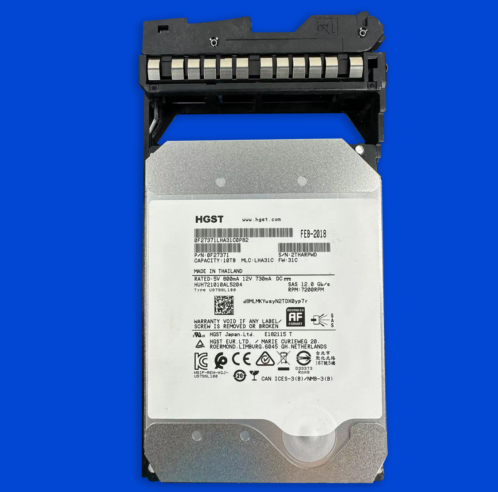 Hitachi 5562395-A 10TB 7.2K SAS LFF 3.5 Hitachi 5562395-A 10TB 7.2K SAS LFF 3.5
