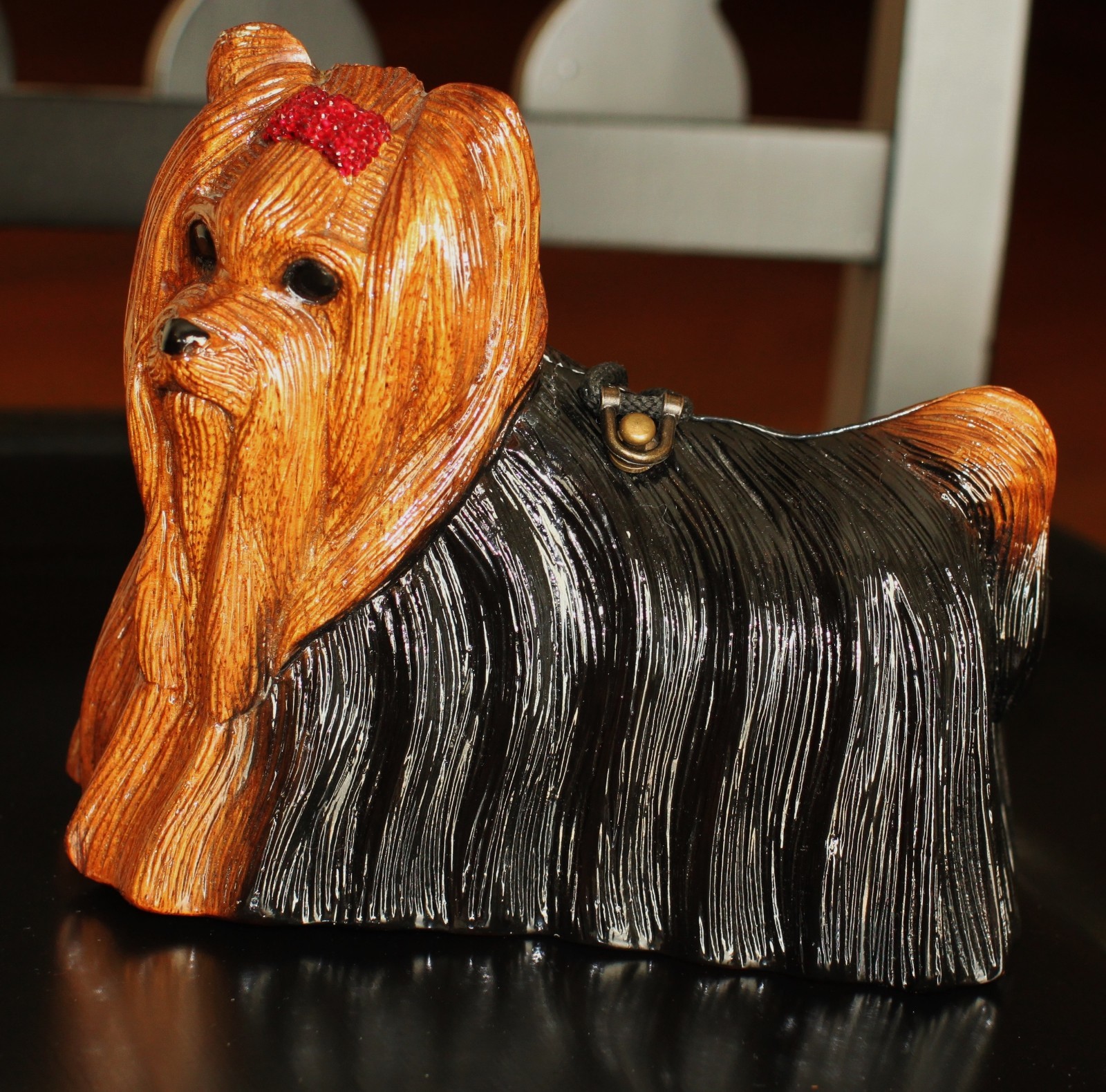 TIMMY WOODS ゾウバッグ Timmy Woods Acacia Wood Bear Shoulder Bag Purse Signed