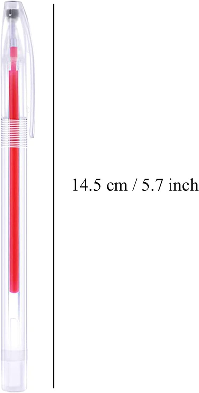Heat Erasable Pens ，4 Pieces Fabric Marking Pens with 20 Refills for Quilting Se