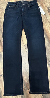 HUDSON  MENS  BYRON STRAIGHT  LEG JEANS SIZE 30W X 33L MEDIUM WASH STRETCHY NWT