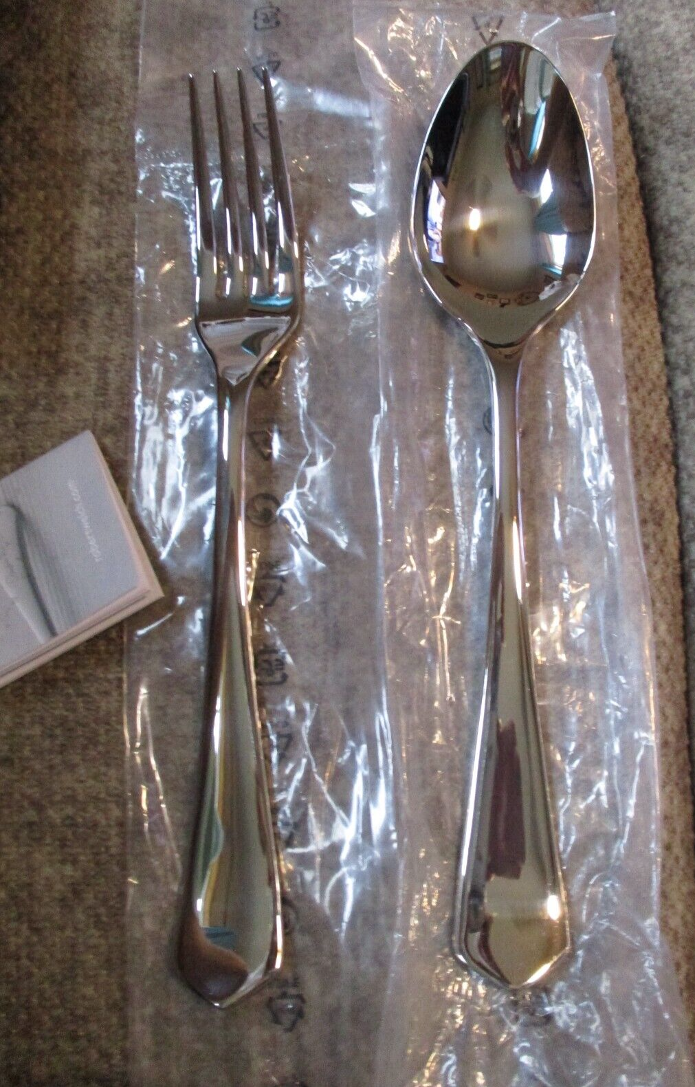 Robert Welch Westbury Hostess Serving Set Fork Spoon Stainless Steel Mirror