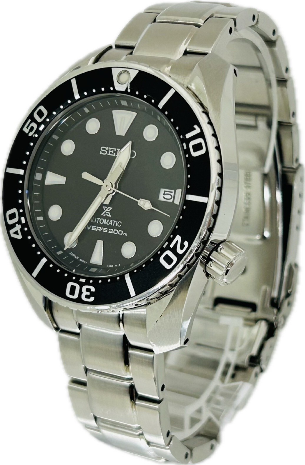 SEIKO SCUBA 3E35-0020(5H25-6A10)【Tiブレス付】 Seiko Diver Scuba 200m Quartz 5H25-6A10 /case no.962324