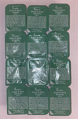12 Chick-fil-A Sauce Packets SWEET & SPICY SRIRACHA 1 OZ FREE SHIPPING USA.