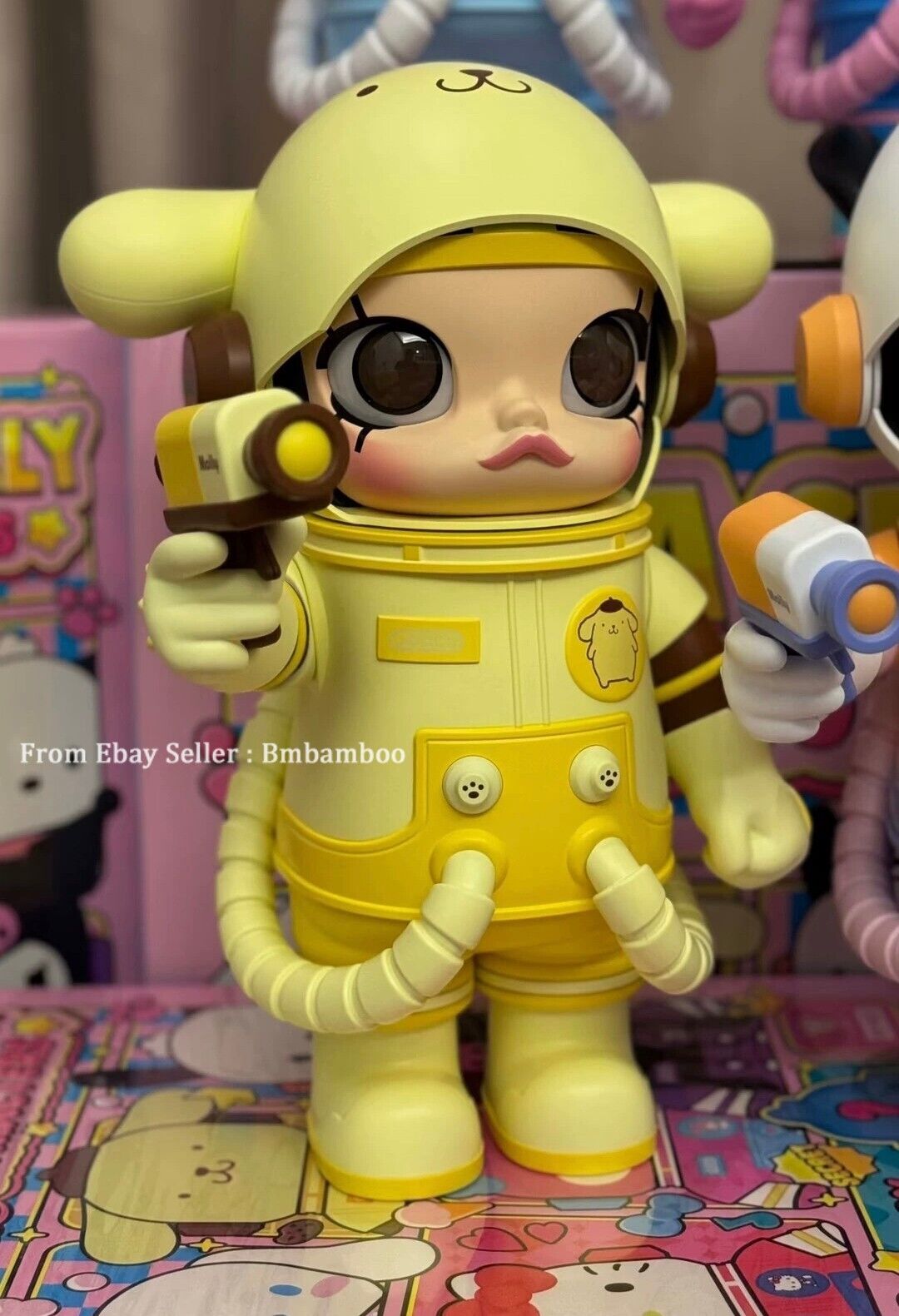 POPMART MEGA SPACE MOLLY 400% Sanrio family-Pom Pom Purin POPMART MEGA SPACE MOLLY 400% Sanrio family-Pom Pom Purin