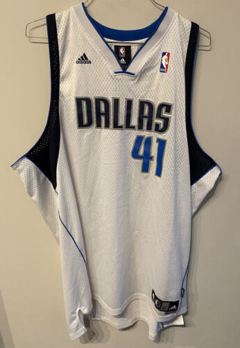 2011-14 DALLAS MAVERICKS NOWITZKI #41 ADIDAS JERSEY (AWAY) M - Classic  American Sports