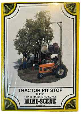 HO scale Woodland Scenics Tractor Pit Stop kit # M112. 1/2 retail price.