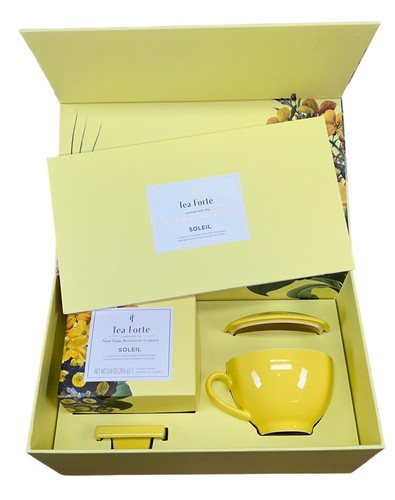 Forte  Soleil Gift Set With Cafe Cup, Tea Tray And 10 Tea In