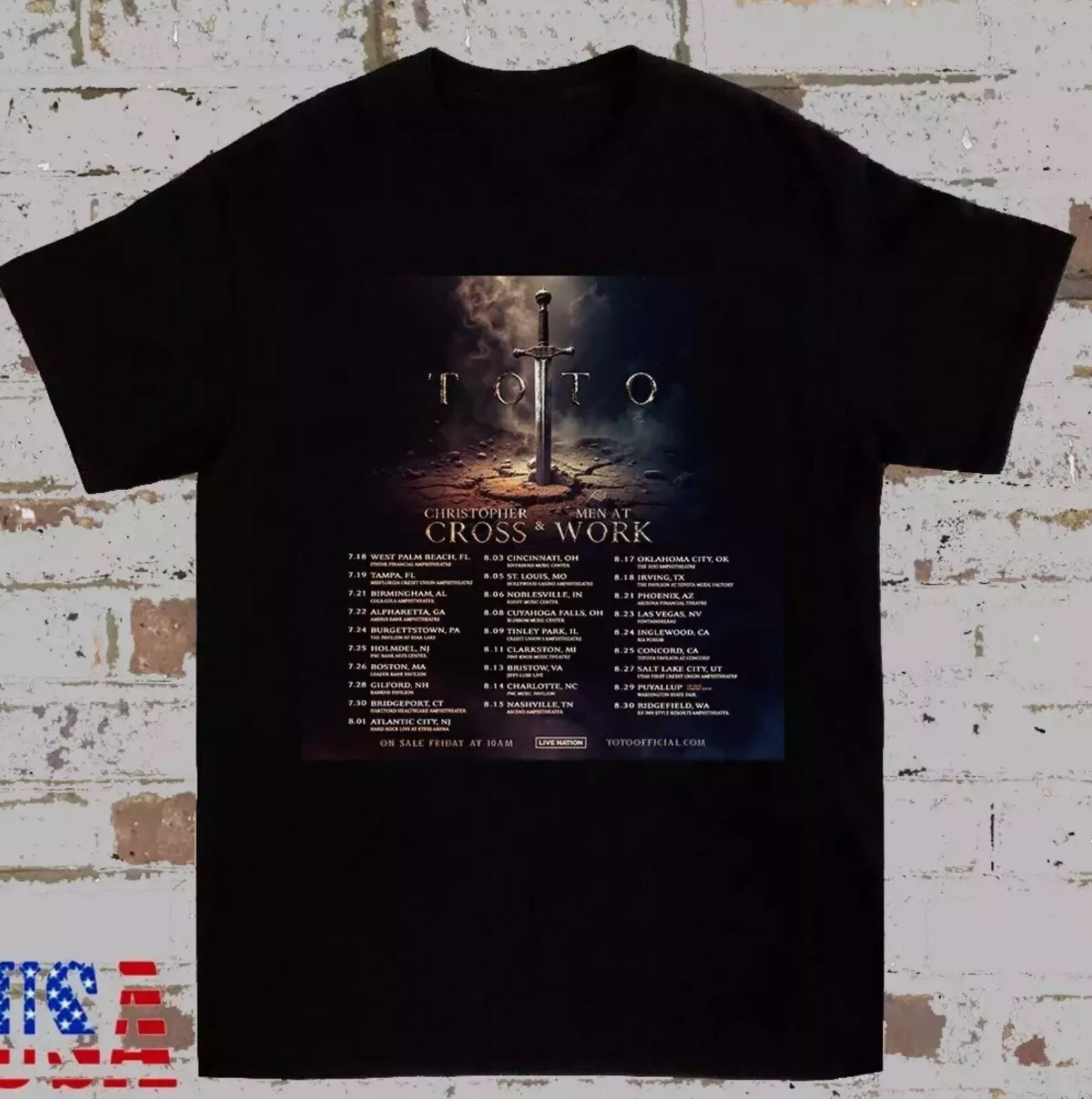TOTO 2008年日本ツアー Tシャツ Lサイズ TOTO 2008年日本ツアー Tシャツ Lサイズ TOTO 2008年日本ツアー