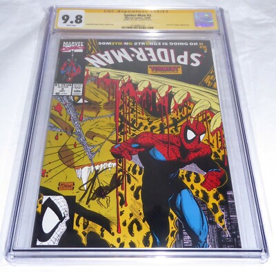 Spider-Man #3 CGC SS Signature Autograph STAN LEE Lizard Calypso Appearance Book