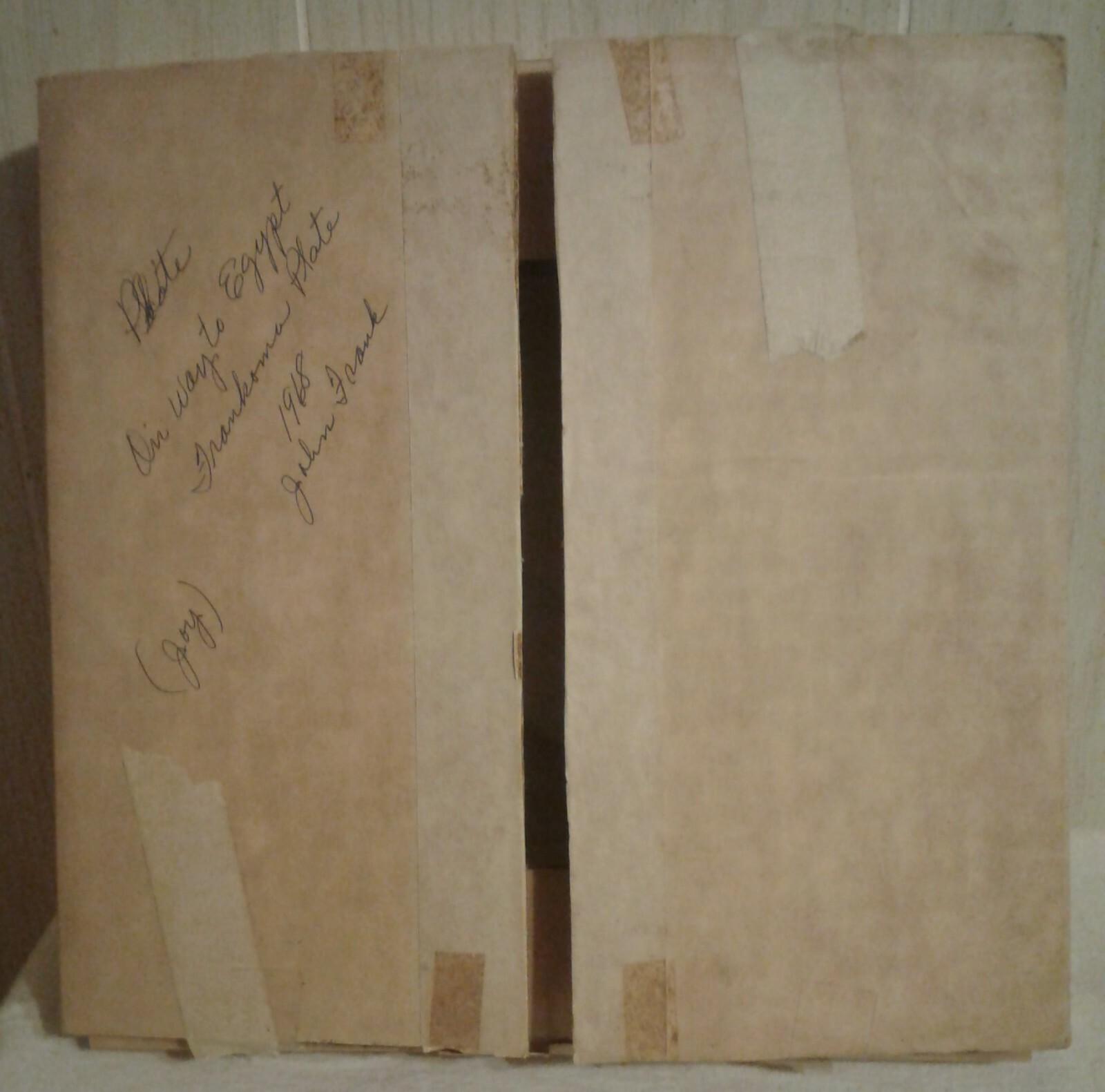 1968 Frankoma Collector Plate - Flight to Egypt John Frank Annual Christmas