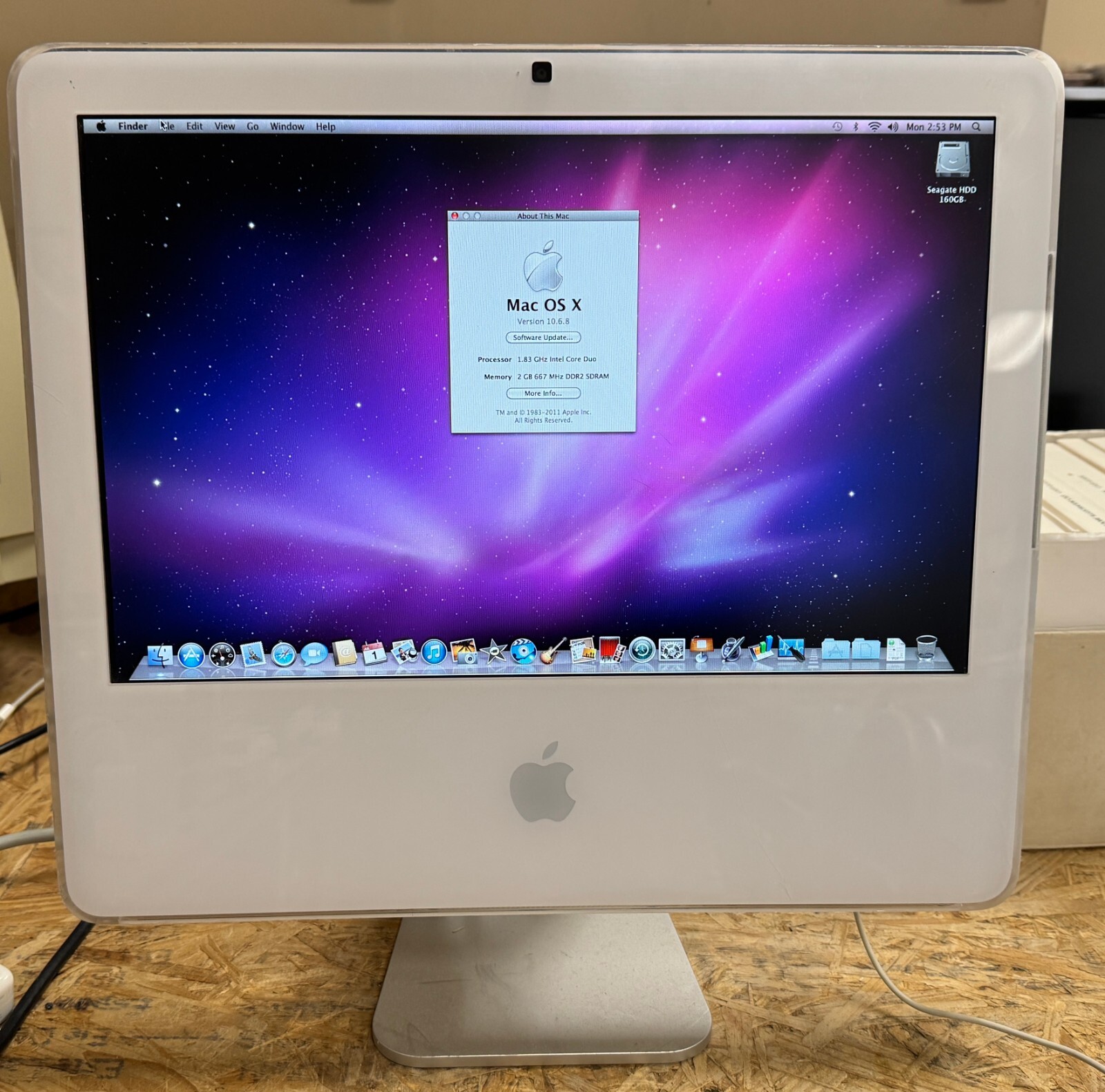 Apple iMac 17-inch Early 2006 1.83GHz Intel Core Duo (MA199LL) w/Rosetta Apple iMac 17-inch Early 2006 1.83GHz Intel Core Duo (MA199LL) w/Rosetta