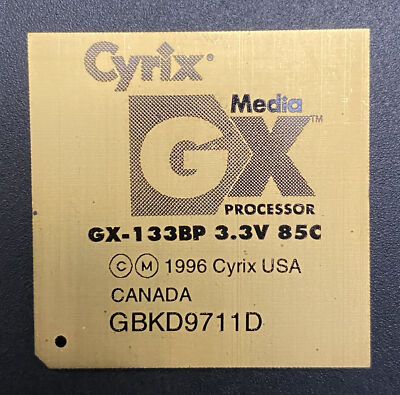 Cyrix GX-133BP CPU MediaGX Processor BGA352 133MHz 3.3V 85C 32Bit Microprocessor