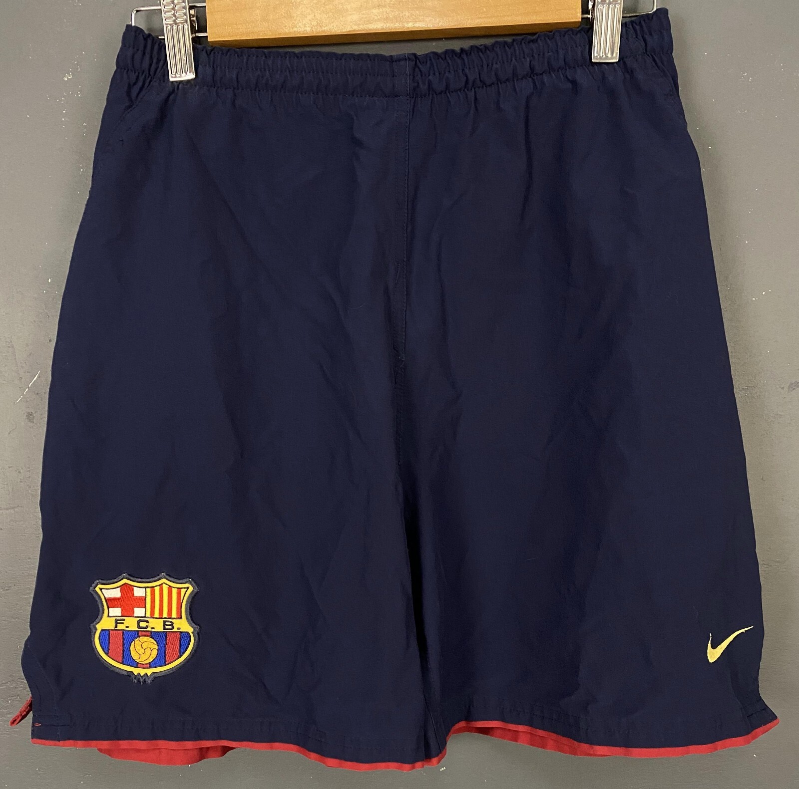 Nike FC Barcelona ハーフパンツ XL MEN'S NIKE FC BARCELONA 2000/2001 HOME SHORTS PANTALONES