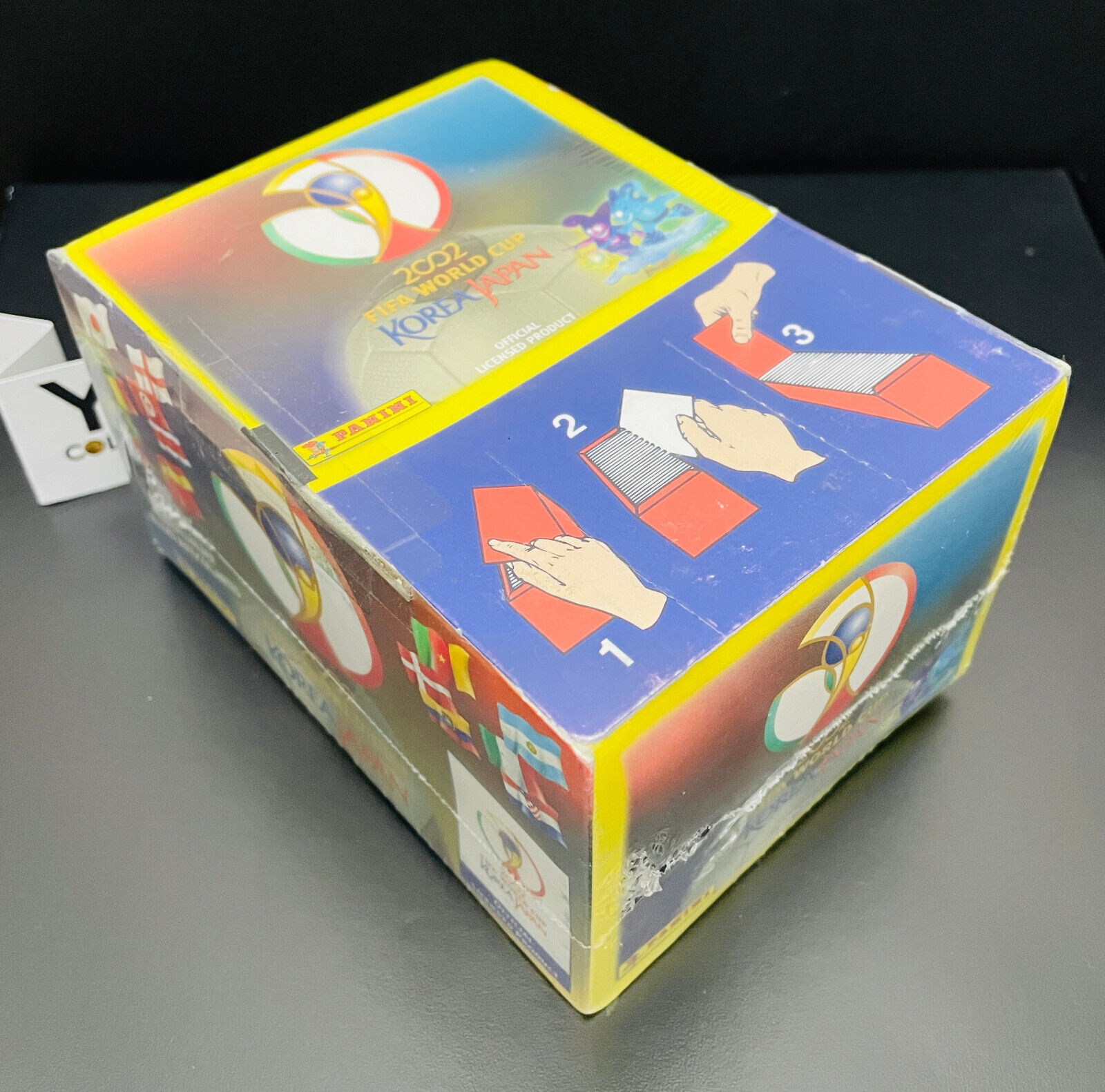 PANINI WORLD CUP 2002 KOREA JAPAN Sticker box Factory Sealed PANINI WORLD CUP 2002 KOREA JAPAN Sticker box Factory Sealed