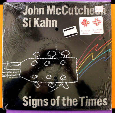 JOHN McCUTCHEON & SI KAHN VINYL, Signs of the Times, Rounder Records 4017 SEALED