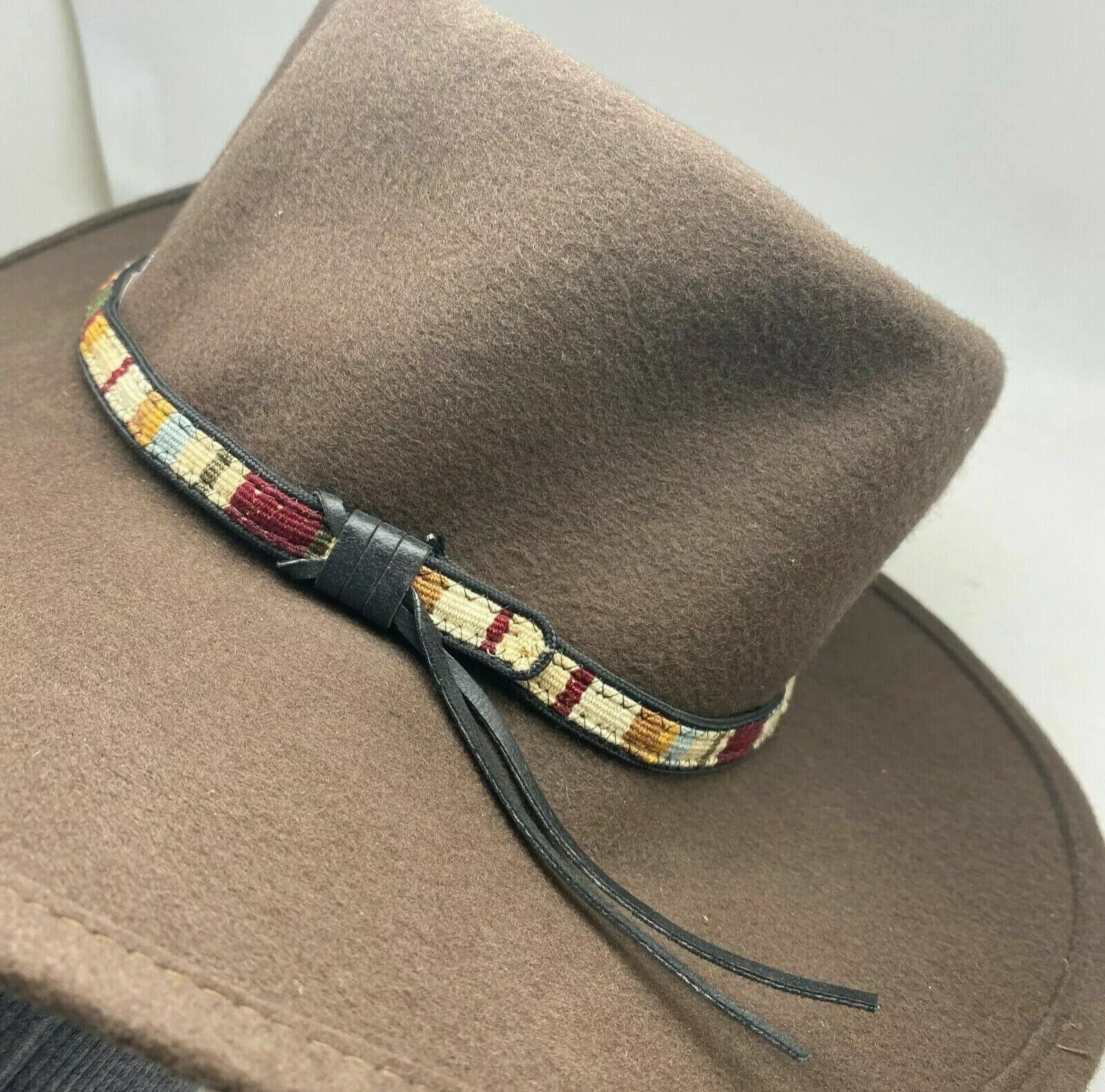 Bee Hat Company Western Wool Felt Hat Brown Size Small NWOB Bee Hat Company Western Wool Felt Hat Brown Size Small NWOB