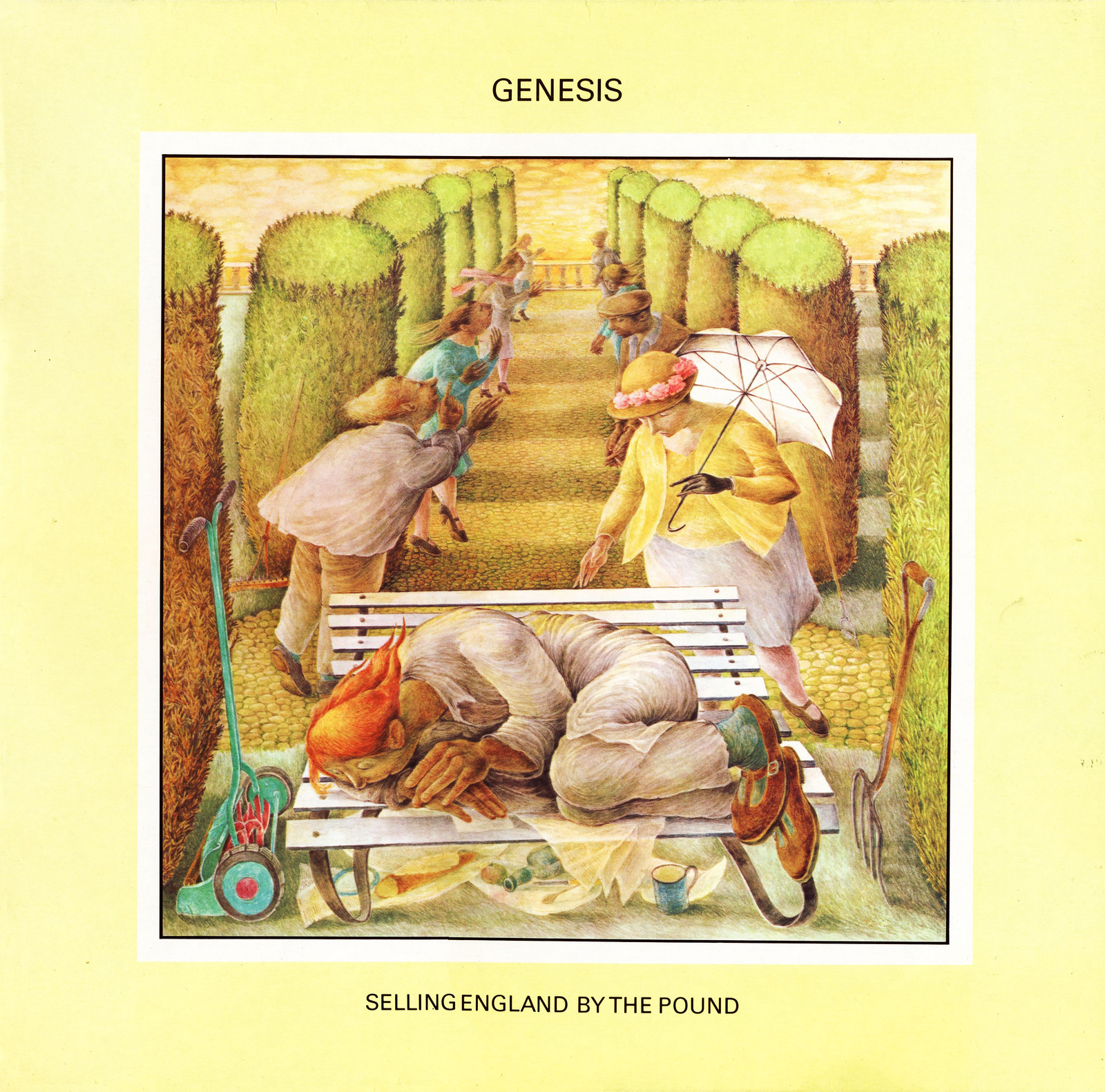 Genesis Selling England By The Pound  Retro Album Cover Poster