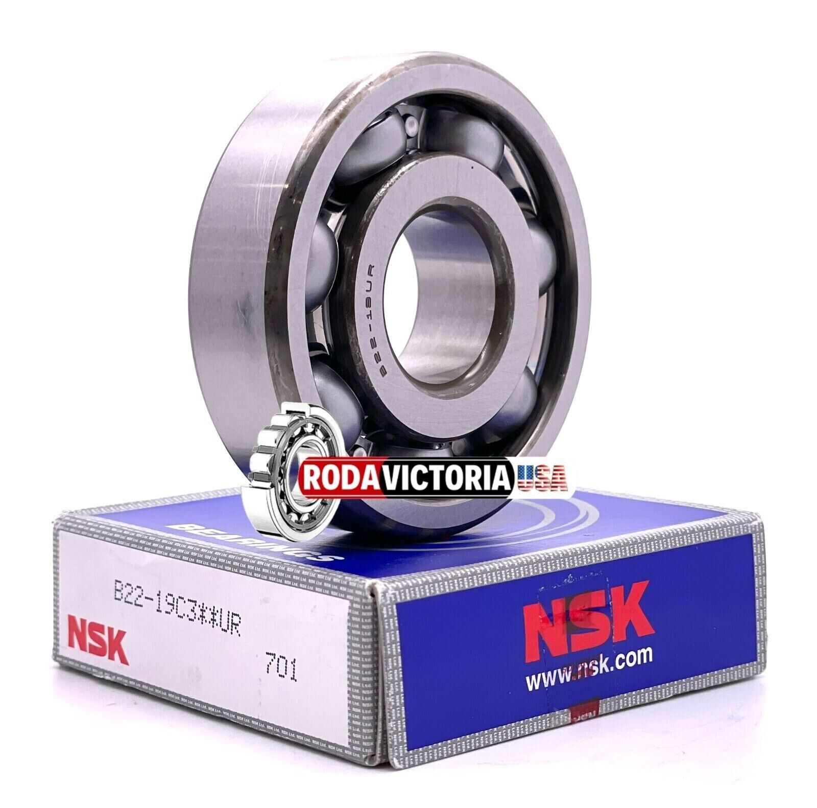 NSK JAPAN B22-19 C3 Transmission Bearing 91004-PL3-A03 NSK JAPAN B22-19 C3 Transmission Bearing 91004-PL3-A03