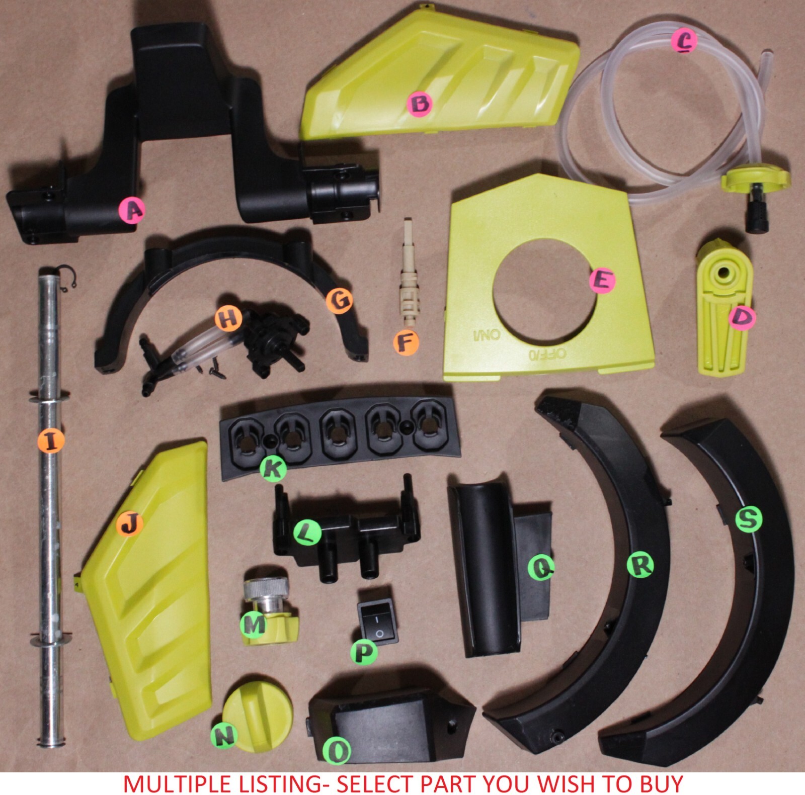 Sun Joe SPX3500 Electric Pressure Washer "REPLACEMENT PARTS"