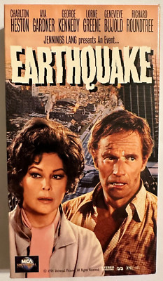 Earthquake (LIKE NEW VHS, 1996, 1974 Film) Charlton Heston/George Kennedy