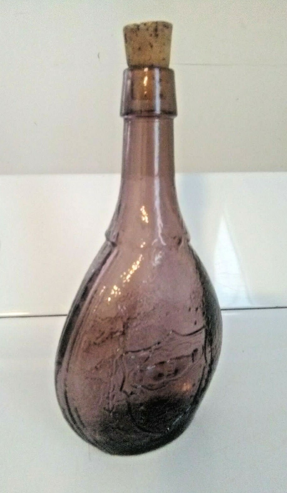 Amethyst Wheaton NJ  Decanter Bottle & Cork 