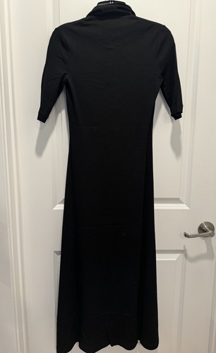 Pre-owned Rosetta Getty Polo Dress Black Size Small