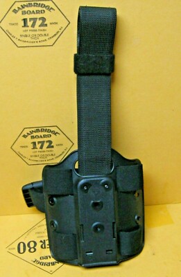 Vintage Galco International 468 LG FR Auto Gun Belt Holster Leather Brown