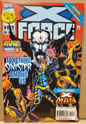X-Force 57D Onslaught Mr Sinister X-Man Jeph Loeb Adam Pollina 1996 Marvel Comic