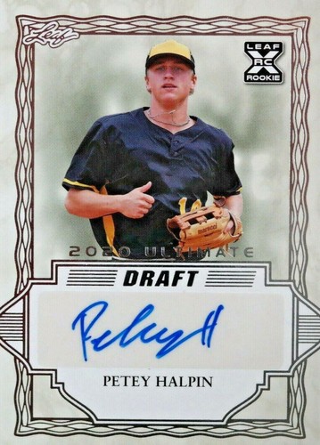 2020 Leaf Ultimate Draft - Petey Halpin #BA-PH1