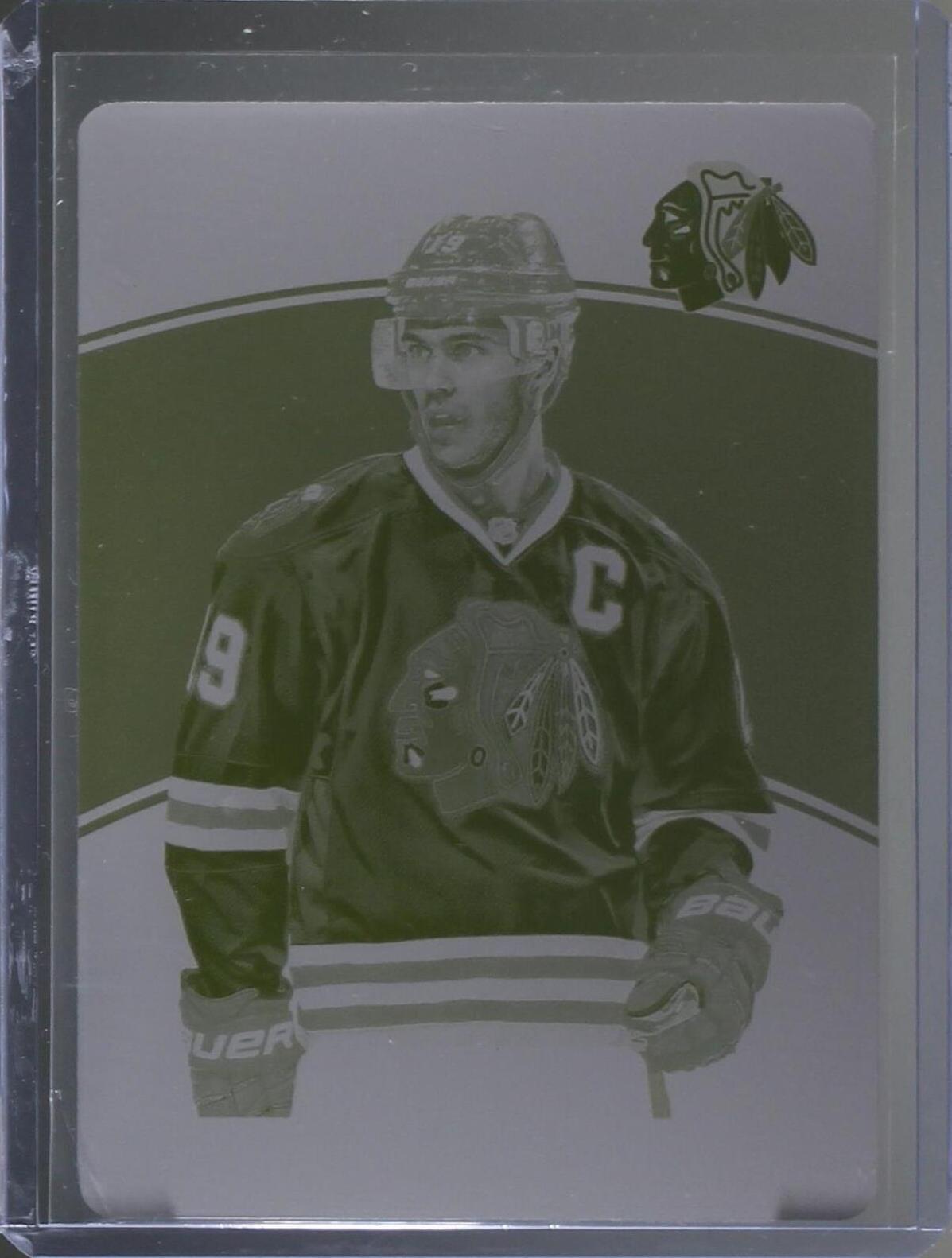 2013-14 Panini Rookie Anthology - Jonathan Toews #21 Printing Plate ...