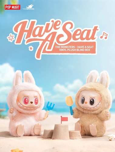 ぬいぐるみ POPMART THE MONSTERS LABUBU Have A Seat POP NOW:THE MONSTERS - Have a Seat Vinyl Plush Blind Box