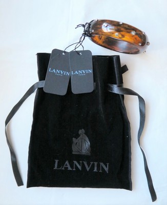 Lanvin crystal bangle bracelet for bag jacket dress brooch cartoon tee doll