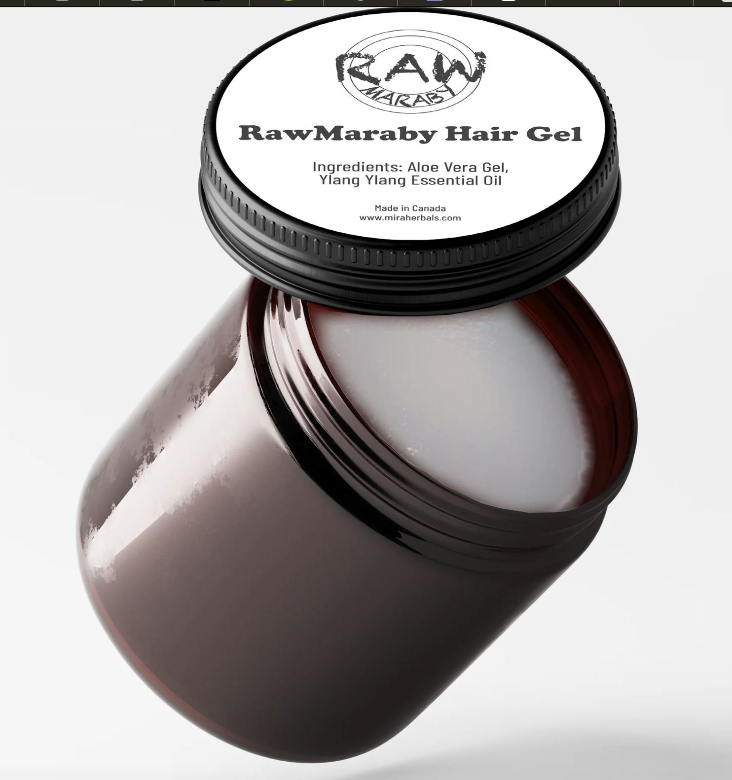 Mira Herbals Raw Maraby Hair Gel - hair growth, styling