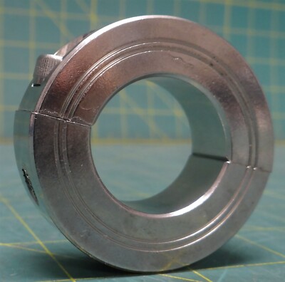 Climax Metal M2C-30-S Shaft Collar: Clamp, 2.125  Bore Dia, 3.25  OD, Steel 